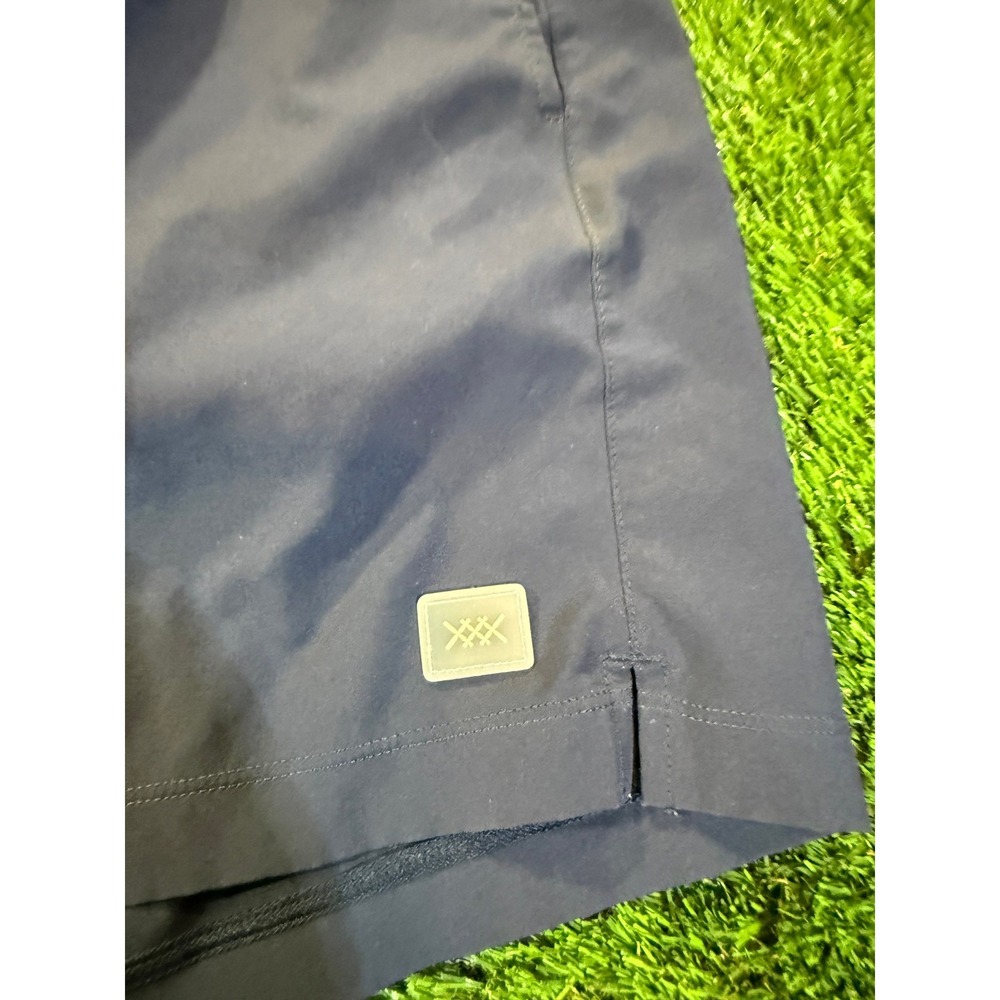 Rhone Navy Blue Athletic Shorts for Men with Drawstring and Side Logo Accent XL - Picture 5 of 5